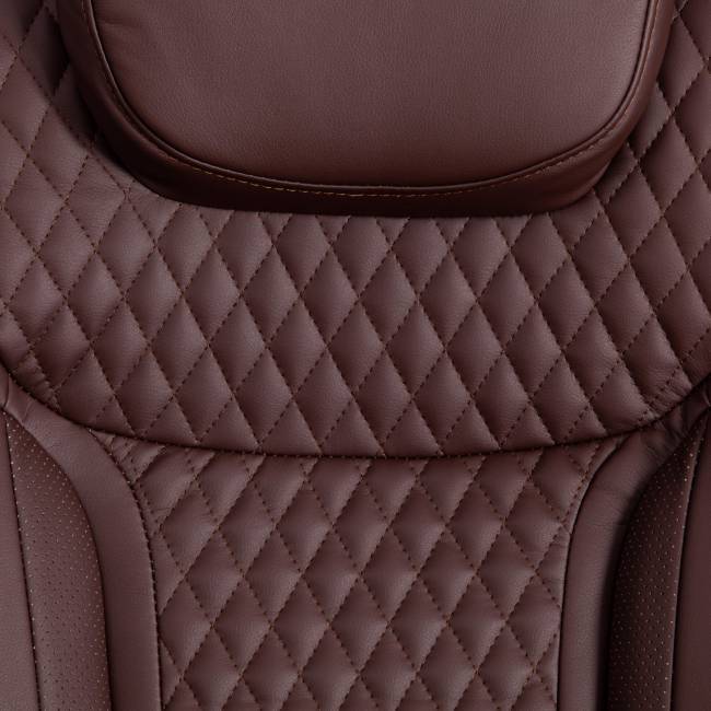 Кресло Trust (max) кож/зам, коричневый/коричневый стеганный/коричневый, 36-36/36-36/6/36-36/06 коричневый/коричневый стеганный/коричневый кож/зам