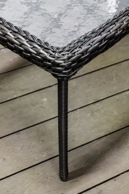 Столик журнальный GIZA (Гиза) 100х71 коричневый из искусственного ротанга Столик журнальный GIZA (Гиза) 100х71 коричневый из искусственного ротанга