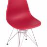 Стул Eames винный, опора металл
