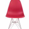 Стул Eames винный, опора металл