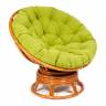 Кресло-качалка PAPASAN/ПАПАСАН w 23/01 B /с подушкой/ 115х78х104 см, Cognac (коньяк), флок Олива, 23 Cognac (коньяк) Кресло-качалка PAPASAN/ПАПАСАН w 23/01 B /с подушкой/ 115х78х104 см, Cognac (коньяк), флок Олива, 23 Cognac (коньяк)
