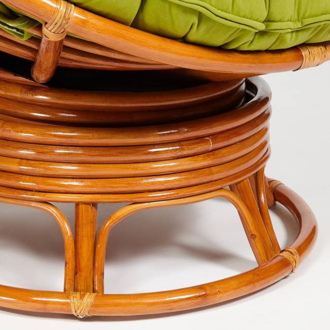 Кресло-качалка PAPASAN/ПАПАСАН w 23/01 B /с подушкой/ 115х78х104 см, Cognac (коньяк), флок Олива, 23 Cognac (коньяк) Кресло-качалка PAPASAN/ПАПАСАН w 23/01 B /с подушкой/ 115х78х104 см, Cognac (коньяк), флок Олива, 23 Cognac (коньяк)