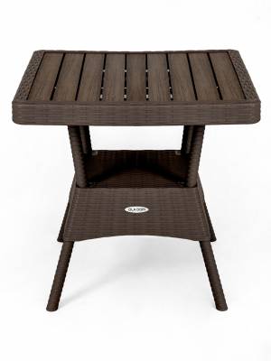 Стол Ola Dom квадратный, коричневый Стол Ola Dom квадратный, коричневый