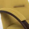 Кресло-качалка Leset Милано Орех текстура V28 желтый Кресло-качалка Leset Милано Орех текстура V28 желтый