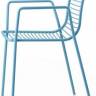 Кресло металлическое Summer голубой 570х555х800 мм