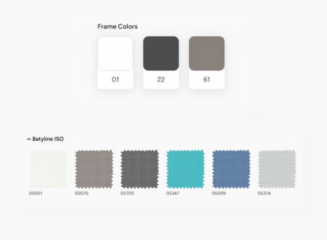 Шезлонг-лежак металлический Wave Paint белый 1910х715х300 мм