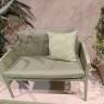 Диван пластиковый Net Bench агава 1160х700х860 мм