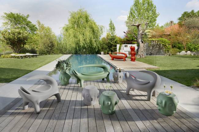 Кашпо из биопластика Threebu Pot Special пустыня Намибии 450х450х450 мм