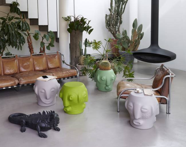 Кашпо из биопластика Threebu Pot Special пустыня Намибии 450х450х450 мм