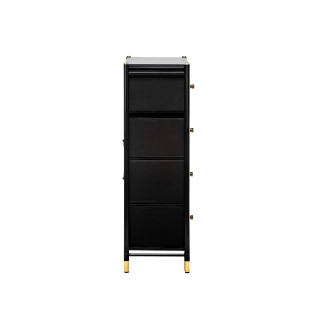 Комод Leset Хайди 9 ящиков Чёрный Чёрный