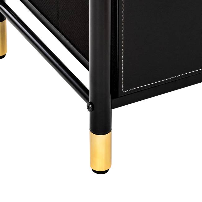 Комод Leset Хайди 9 ящиков Чёрный Чёрный