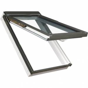 Мансардное окно FAKRO PPP-V U3 preSelect Lux, однокамерный морозостойкий, ПВХ 78х160