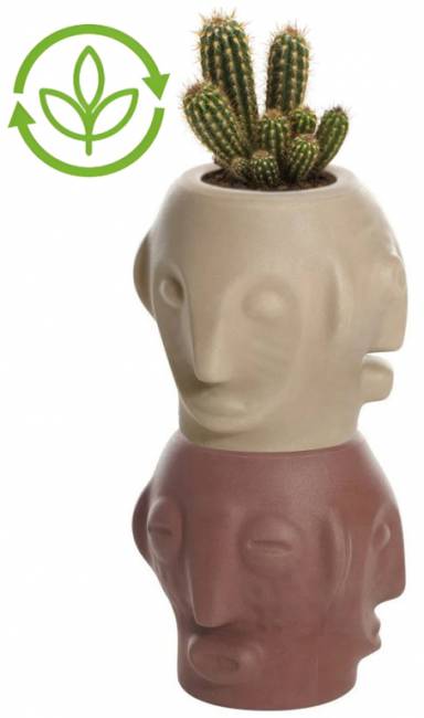 Кашпо из биопластика Threebu Totem Pot 2 Special 450х450х900 мм