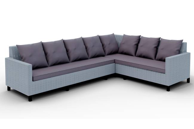 MOKKA БЕЛЛА / BELLA диван угловой, серый