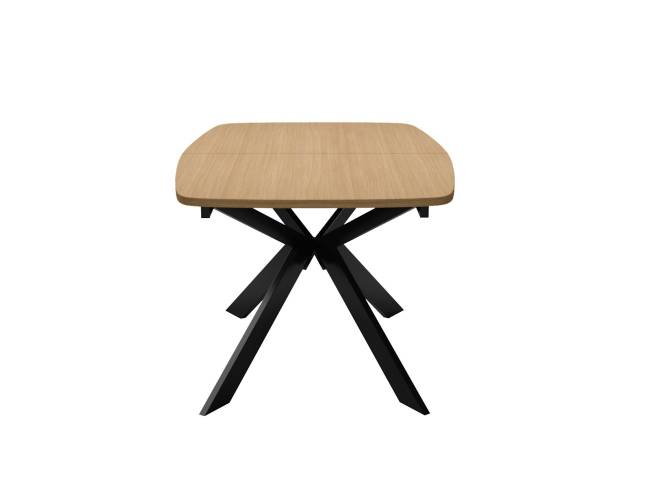 Стол DikLine B140 Дуб Каселла натуральный/опоры черные