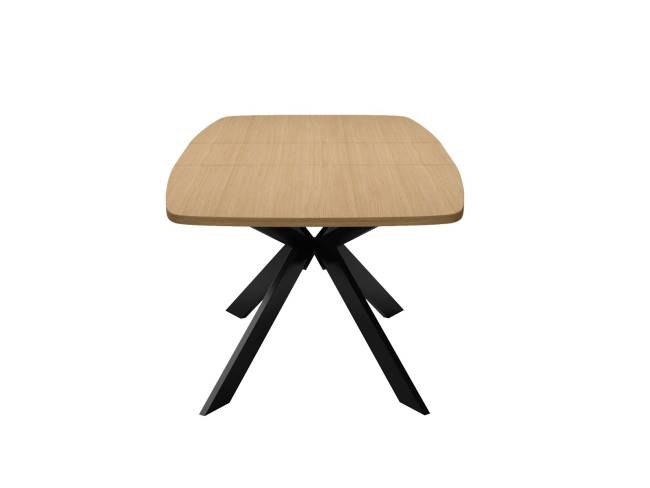 Стол DikLine B140 Дуб Каселла натуральный/опоры черные