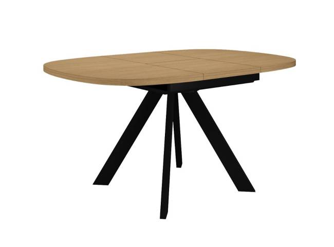 Стол DikLine B110 Дуб Каселла натуральный/опоры черные