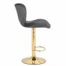 Барный стул Porch dark gray / golden