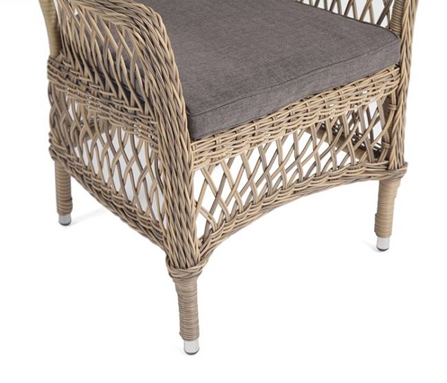 "Сицилия" плетеный стул из искусственного ротанга, цвет соломенный "Сицилия" плетеный стул из искусственного ротанга, цвет соломенный