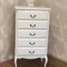 Комод Малонн Ави 5 ящиков Белый