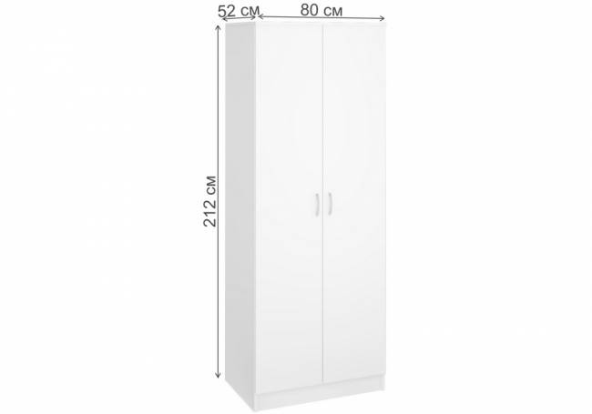 Адайн ШК-20 белое дерево / белое дерево