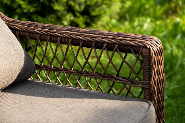 "Гранд Латте" лаунж-зона из искусственного ротанга, цвет коричневый "Гранд Латте" лаунж-зона из искусственного ротанга, цвет коричневый