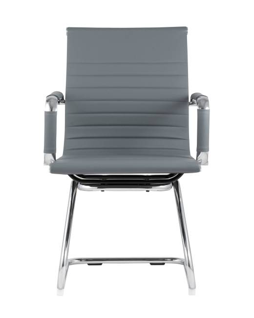 Кресло для посетителей TopChairs Visit серое Кресло для посетителей TopChairs Visit серое