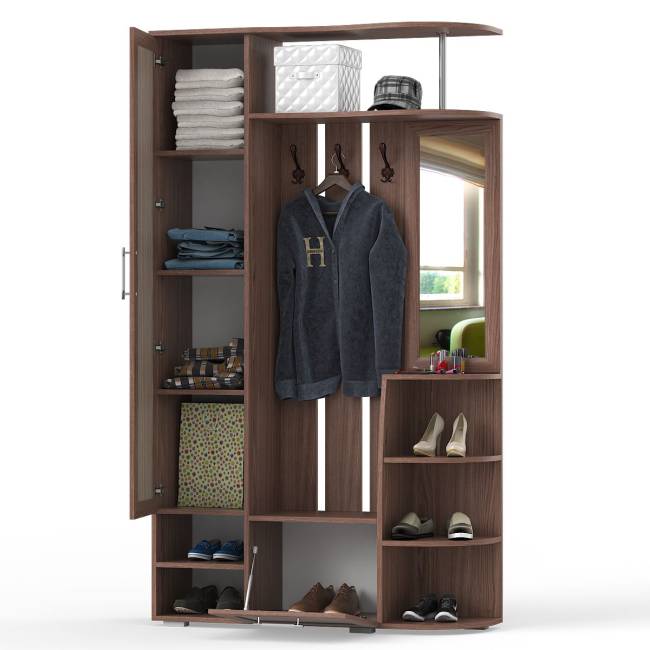 Прихожая Ксения-2, цвет ясень шимо светлый/ясень шимо тёмный Прихожая Ксения-2, цвет ясень шимо светлый/ясень шимо тёмный