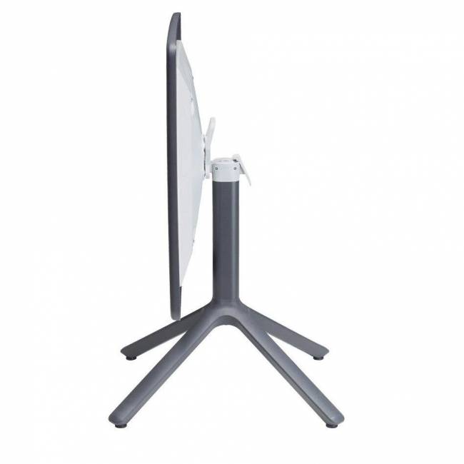 Стол пластиковый складной Eco Folding антрацит 800х800х750 мм