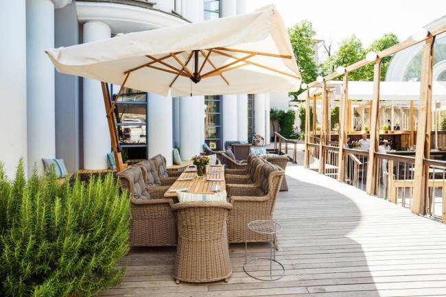 Зонт профессиональный Palladio Braccio 3м*4м Зонт профессиональный Palladio Braccio 3м*4м