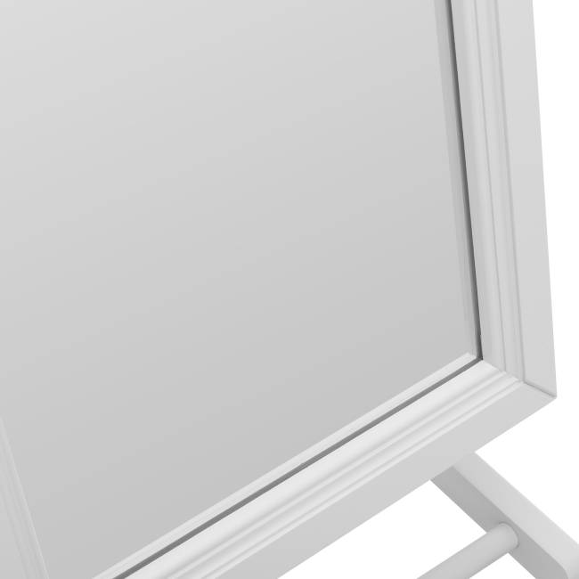 Зеркало напольное Leset Мэмфис Белый Чёрный Зеркало напольное Leset Мэмфис Белый Чёрный