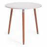Стол Mars/Марс (мод. T1004) МДФ/дерево, белый/натуральный, 80х80х75см White (Белый) / Natural (натуральный) МДФ/дерево Стол Mars/Марс (мод. T1004) МДФ/дерево, белый/натуральный, 80х80х75см White (Белый) / Natural (натуральный) МДФ/дерево