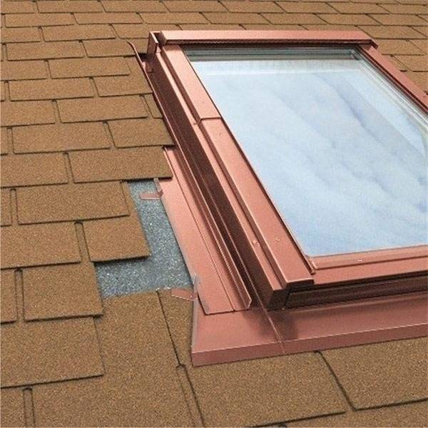 Оклад для плоских кровельных покрытий ESV CU, медный 780*1600