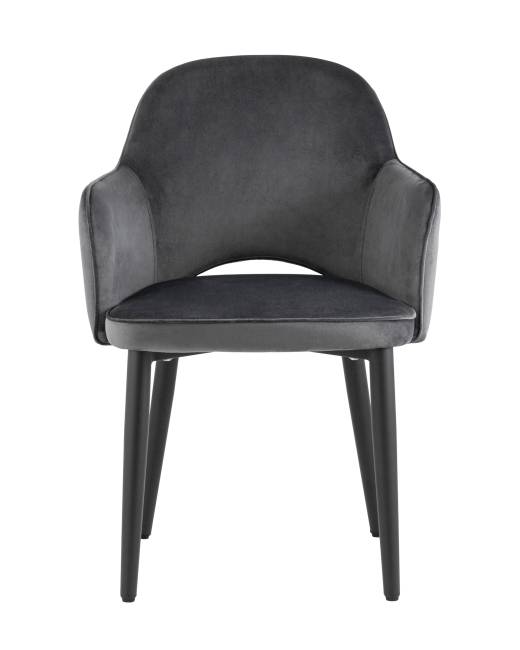 Стул Венера велюр серый 2 шт