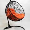 Подвесное кресло "Круглое" ротанг, черное Подвесное кресло "Круглое" ротанг, черное