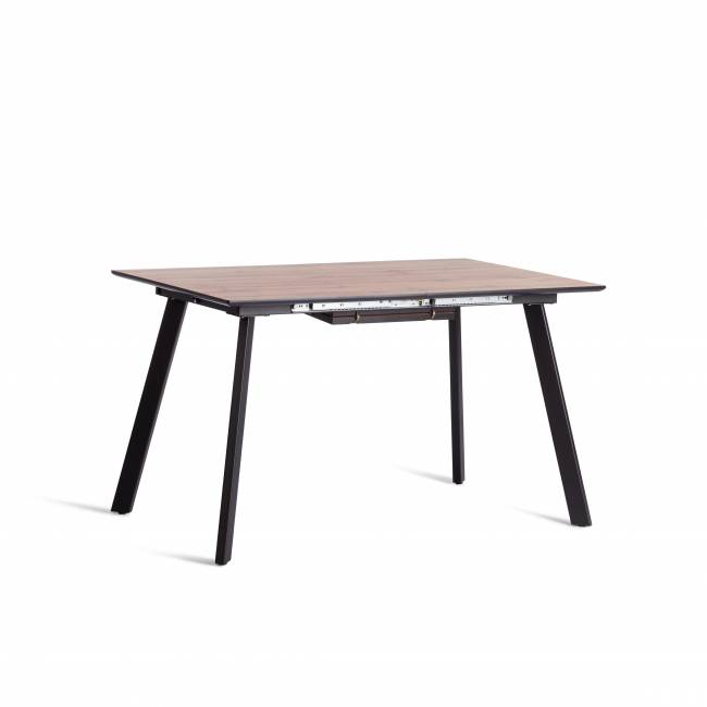 Стол обеденный DARWIN МДФ HPL 0,6 мм/металл, 80х130-170х75 см, Дуб Вотан/чёрный