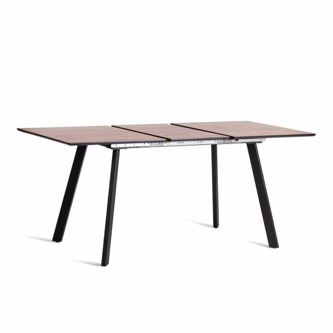 Стол обеденный DARWIN МДФ HPL 0,6 мм/металл, 80х130-170х75 см, Дуб Вотан/чёрный