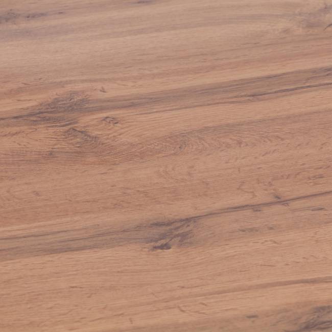 Стол обеденный DARWIN МДФ HPL 0,6 мм/металл, 80х130-170х75 см, Дуб Вотан/чёрный