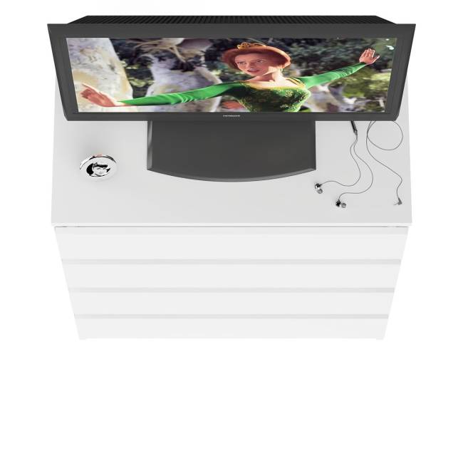 Комод четыре ящика Мори МК800.4 цвет белый Комод четыре ящика Мори МК800.4 цвет белый