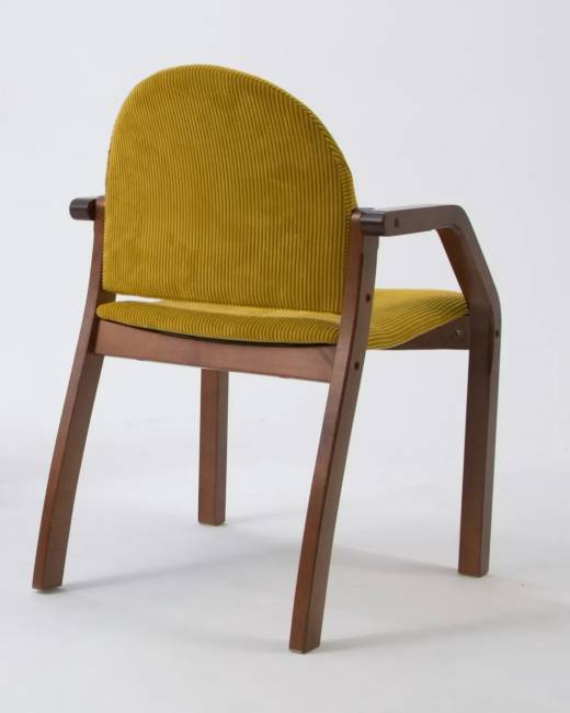 Стул-кресло Джуно 2.0 орех/жёлтый