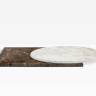 Столешница мраморная Marble коричневый мрамор 800х800х20 мм